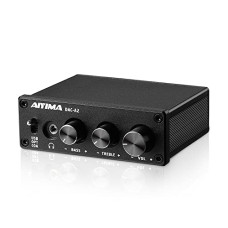 Deals, Discounts & Offers on Electronics - AIYIMA DAC-A2 Headphone Amplifier DAC with Bass Treble Controls PC-USB/Optical/Coaxial Inputs, RCA/3.5mm Headphone Ouput Digital to Analog Desktop Audio Converter 5V 24Bit 192kHz