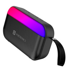 Deals, Discounts & Offers on Electronics - Portronics Plugs 2 8W Portable Bluetooth Speaker with Inbuilt Mic, Dynamic RGB Lights, Bluetooth 5.3V, USB Drive Port, SD Card Port, IPX5 Water Resistant, Integrated Controls, Type C Charging(Black)