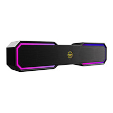 Deals, Discounts & Offers on Electronics - Wings Centrestage 400 Soundbar with TWS Bluetooth 5.0 Pairing, Powerful 16W Output with 2500 mAh Battery and 5 Hours of Playback, Quad Mode.