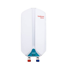 Deals, Discounts & Offers on  - Hindware Atlantic Xceed 3L Instant Water Heater With Copper Heating Element & High Grade Stainless Steel Tank (White), Wall Mounting