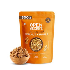 Deals and Offers on - Open Secret Walnut Kernels 500g | Premium California Akrot Giri | High Protein & Iron | Fresh Whole Walnuts Deals, Discounts & Offers on - Open Secret Walnut Kernels 500g | Premium California Akrot Giri | High Protein & Iron | Fresh Whole Walnuts