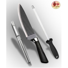 Deals, Discounts & Offers on  - Flipkart SmartBuy Kabita's Kitchen knife set with stainless steel peeler and knife sharpener Kitchen Tool Set(Knife, Peeler)