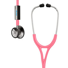 Deals, Discounts & Offers on  - LIFE LINE Cardio SS Stethoscope (Pink) | Single Side Diaphragm Stainless Steel Chest Piece for Adult | 2-way Tube | Suitable