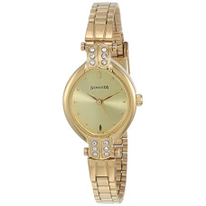 Deals, Discounts & Offers on Women - Sonata Analog Gold Dial Women's Watch NM8064YM01/NN8064YM01