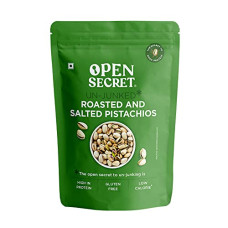 Deals, Discounts & Offers on  - Open Secret Premium Roasted & Salted Pistachios 200 g | Pista Dry Fruit | Tasty & Healthy | High in Protein & Dietary Fiber | Gluten Free & Low Calorie Nuts