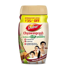 Deals and Offers on - Dabur Chyawanprash Awaleha - 900g | With Goodness of Gur (Jaggery)| 3X Immunity Action | No added Sugar | Helps Improve Digestive & Respiratory Health | With Goodness of 40+ Ayurvedic Herbs Deals, Discounts & Offers on - Dabur Chyawanprash Awaleha - 900g | With Goodness of Gur (Jaggery)| 3X Immunity Action | No added Sugar | Helps Improve Digestive & Respiratory Health | With Goodness of 40+ Ayurvedic Herbs
