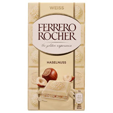 Deals, Discounts & Offers on  - Ferrero Rocher Chocolate Rocher White Chocolate With Hazelnut Bar 90g