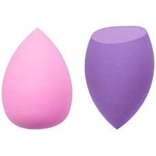 Deals and Offers on Beauty Care - Amazon Brand - Solimo Makeup Blender with a Teardrop and Olive Slanted Shape Sponge Set (Pack of 2) Deals, Discounts & Offers on Beauty Care - Amazon Brand - Solimo Makeup Blender with a Teardrop and Olive Slanted Shape Sponge Set (Pack of 2)