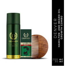 Deals and Offers on - DENVER Hamilton & Beard Growth Oil For Beard Growth(200ml Deo + 30ml Beard Oil) Deodorant Spray - For Men(230 ml) Deals, Discounts & Offers on - DENVER Hamilton & Beard Growth Oil For Beard Growth(200ml Deo + 30ml Beard Oil) Deodorant Spray - For Men(230 ml)