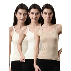 Deals, Discounts & Offers on Women - Dixcy Slimz Solid Scoop Neck Sleeveless Slim Fit Camisole