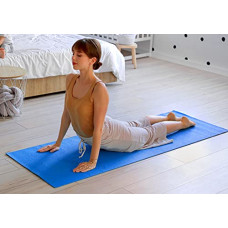 Deals and Offers on - Fitness Mantra TPE Dual Color Anti-Slip Yoga Mat with Cover Bag for Gym Workout and Yoga Exercise Deals, Discounts & Offers on - Fitness Mantra TPE Dual Color Anti-Slip Yoga Mat with Cover Bag for Gym Workout and Yoga Exercise