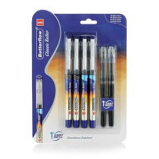 Deals and Offers on Electronics - Cello Butterflow Classic Roller Pen Set | Pack of 4 Roller Pens | 2 Blue & 2 Black Ink Colour Pens + 2 Jumbo Refills | Smooth Writing Experience | For Students and Office Use | Best Pen Deals, Discounts & Offers on Electronics - Cello Butterflow Classic Roller Pen Set | Pack of 4 Roller Pens | 2 Blue & 2 Black Ink Colour Pens + 2 Jumbo Refills | Smooth Writing Experience | For Students and Office Use | Best Pen