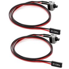 Deals and Offers on - Hulk 2 Pack 2 Pin SW PC Case Power Cable on/Off Push Button ATX Computer Switch Wire 45cm-Multicolor Deals, Discounts & Offers on - Hulk 2 Pack 2 Pin SW PC Case Power Cable on/Off Push Button ATX Computer Switch Wire 45cm-Multicolor