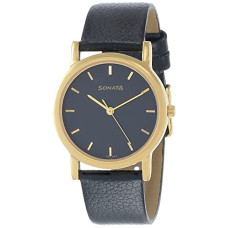 Deals, Discounts & Offers on Men - Sonata Analog Black Dial Men's Watch NM7987YL03W/NN7987YL03W