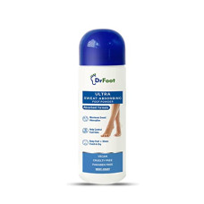 Deals and Offers on Health & Personal Care - Dr Foot Ultra Sweat Absorbing Foot Powder Helps to remove Sweaty Feet with Unique Absorbent Formula with Zinc Oxide, Tricalcium Phosphate - 100 Gm Deals, Discounts & Offers on Health & Personal Care - Dr Foot Ultra Sweat Absorbing Foot Powder Helps to remove Sweaty Feet with Unique Absorbent Formula with Zinc Oxide, Tricalcium Phosphate - 100 Gm