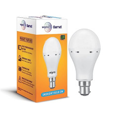 Deals and Offers on - wipro Garnet 15w LED Emergency Bulb | Cool Day White (6500K) | B22 LED Bulb Base | Inverter Bulb Deals, Discounts & Offers on - wipro Garnet 15w LED Emergency Bulb | Cool Day White (6500K) | B22 LED Bulb Base | Inverter Bulb