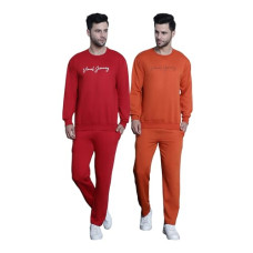 Deals, Discounts & Offers on Screwdriver Sets  - VIMAL JONNEY Multicolor Printed Round Neck Cotton Fleece Track Suit