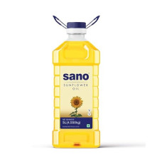 Deals and Offers on Lubricants & Oils - sano Sunflower Oil 5 Ltr Pet Bottle - Pure, Nutrient-Rich Cooking Oil with High Smoke Point - Ideal Deals, Discounts & Offers on Lubricants & Oils - sano Sunflower Oil 5 Ltr Pet Bottle - Pure, Nutrient-Rich Cooking Oil with High Smoke Point - Ideal