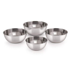 Deals and Offers on - neelam Stainless Steel Bowl 5 Inch 24 Guage Prem Vati, Capacity 150 ml, Silver, Set of 4 Deals, Discounts & Offers on - neelam Stainless Steel Bowl 5 Inch 24 Guage Prem Vati, Capacity 150 ml, Silver, Set of 4