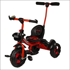 Deals, Discounts & Offers on  - Toyzone TZ-100 Plug N Play Kids/Baby Tricycle | with Parental Control | Cushion seat & seat Belt | 12 Months to 48 Months Boys/Girls | Carrying Capacity Upto 30kgs | with Water Bottle (red)