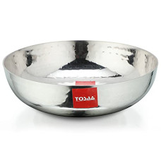 Deals, Discounts & Offers on  - Tosaa Stainless Steel Matahr Tasla Size 12, 25Cm, silver