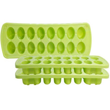 Deals and Offers on - Wonder Plastic Prime Rio Fridge Ice Tray Set, 3 pc Ice Tray with 16 Cube, Green Color Deals, Discounts & Offers on - Wonder Plastic Prime Rio Fridge Ice Tray Set, 3 pc Ice Tray with 16 Cube, Green Color