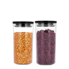 Deals and Offers on - HOMETALES Multi-Purpose Container 900ml each,Black Lid (2U) Deals, Discounts & Offers on - HOMETALES Multi-Purpose Container 900ml each,Black Lid (2U)