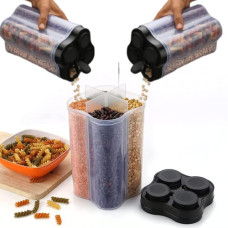 Deals, Discounts & Offers on  - TASMAX 4 In 1 Containers For Storage Pack Of 1 Kitchen Storage Box For Containers Set Kitchen Boxes For Storage In Kitchen Jars And Containers Box For Storage Kitchen Storage Box, Plastic