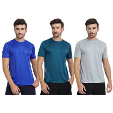 Deals, Discounts & Offers on Men - [Size XL] FTX Men's Dri-Fit Round Neck T-Shirt Combo - Pack of 3 (723)