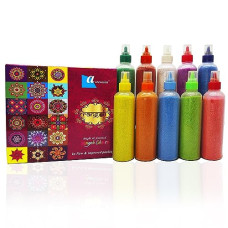 Deals, Discounts & Offers on  - Ascension Rangoli Powder Colors Bottles Design Creativity Diwali Floor Ceramic Colours Rangoli Color Powder Rang