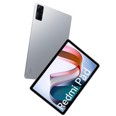 Deals, Discounts & Offers on Tablets - Redmi Pad | MediaTek Helio G99 | 26.95cm (10.61 inch) 2K Resolution & 90Hz Refresh Rate Display | 4GB RAM & 128GB Storage, Expandable up to 1TB | Quad Speaker - Dolby Atmos | Wi-Fi | Moonlight Silver