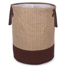 Deals and Offers on - GLUN WATERPROOF DOUBLE LAYERED ROUND LAUNDRY BAG WITH HANDLES FOLDABLE FOR CLOTH , TOYS STORAGE BAG PACK OF 1 BROWN Deals, Discounts & Offers on - GLUN WATERPROOF DOUBLE LAYERED ROUND LAUNDRY BAG WITH HANDLES FOLDABLE FOR CLOTH , TOYS STORAGE BAG PACK OF 1 BROWN
