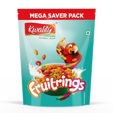 Deals, Discounts & Offers on  - Kwality Fruitrings 100g| Mixed Fruit Flavor-Mango, Strawberry, Orange & Vanilla |Multigrain Breakfast Cereal
