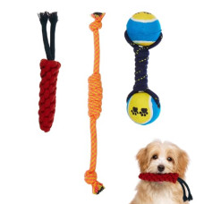 Deals, Discounts & Offers on Toys & Games - amazon basics Durable Rope Chewing Toys