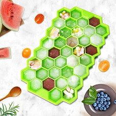 Deals, Discounts & Offers on  - Clazkit Flexible Silicone Honeycomb 37 Cavity Ice Cube Tray