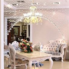 Deals, Discounts & Offers on  - Pindia 20 Arch Strings Acrylic Crystal Bead Curtain Transparent