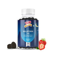 Deals and Offers on - Top Gummy Melatonin 10mg | Advanced Sleep Support, Stay Asleep Longer, Easy to Take, Dissolves in Mouth, Faster Absorption | Gluten, Soy & Dairy Free 30 Gummies (Strawberry Flavour) Deals, Discounts & Offers on - Top Gummy Melatonin 10mg | Advanced Sleep Support, Stay Asleep Longer, Easy to Take, Dissolves in Mouth, Faster Absorption | Gluten, Soy & Dairy Free 30 Gummies (Strawberry Flavour)