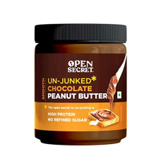 Deals and Offers on - Open Secret Chocolate Peanut Butter | Zero Cholesterol, No Refined Sugar, No Preservatives Added, No Palm Oil, Zero Trans Fat | Made with Jaggery, High Protein | 950G Pack Deals, Discounts & Offers on - Open Secret Chocolate Peanut Butter | Zero Cholesterol, No Refined Sugar, No Preservatives Added, No Palm Oil, Zero Trans Fat | Made with Jaggery, High Protein | 950G Pack