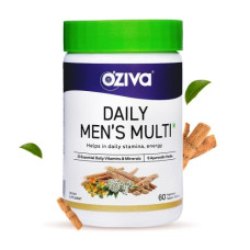 Deals and Offers on - OZiva Natural Multivitamin for Men with Ashwagandha, Akarkara & Choline Deals, Discounts & Offers on - OZiva Natural Multivitamin for Men with Ashwagandha, Akarkara & Choline