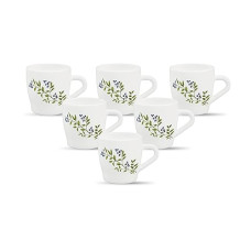 Deals and Offers on - La Opala, Melody Collection, Opal Glass Cup Set Miranda 6 pcs, Lush Greens, White Deals, Discounts & Offers on - La Opala, Melody Collection, Opal Glass Cup Set Miranda 6 pcs, Lush Greens, White