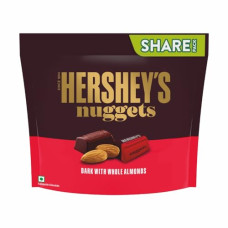 Deals and Offers on - HERSHEY'S NUGGETS DARK WITH WHOLE ALMONDS| Deliciously Dark Cocoa Rich Chocolate 130.2g Deals, Discounts & Offers on - HERSHEY'S NUGGETS DARK WITH WHOLE ALMONDS| Deliciously Dark Cocoa Rich Chocolate 130.2g