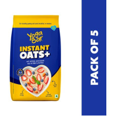Deals and Offers on Food and Health - Yogabar Instant 100% Natural Gluten Free Rolled Oats - Pack of 5 Pouch(5 x 1 kg) Deals, Discounts & Offers on Food and Health - Yogabar Instant 100% Natural Gluten Free Rolled Oats - Pack of 5 Pouch(5 x 1 kg)