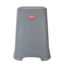 Deals and Offers on Furniture - Nayasa Cane Patla/Stool, Medium,Grey Deals, Discounts & Offers on Furniture - Nayasa Cane Patla/Stool, Medium,Grey