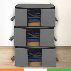 Deals, Discounts & Offers on Storage - Duraware Extra-Large Wardrobe/Under Bed Storage Organiser with Duralight Fabric