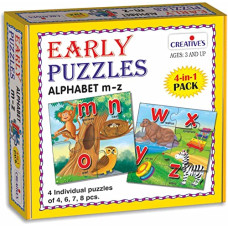 Deals and Offers on - Creative's Early Puzzles Step II, Alphabet M to Z, Multi Color Deals, Discounts & Offers on - Creative's Early Puzzles Step II, Alphabet M to Z, Multi Color