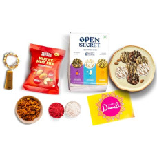 Deals and Offers on - Open Secret Christmas & New Year Gift Hamper | 4 Item Gift Combo - Healthy Snacks, Dry Fruit and Nuts Gift Pack | Assorted Chocolate Cookies | Card & Decoration Lights | New Year Gifts Deals, Discounts & Offers on - Open Secret Christmas & New Year Gift Hamper | 4 Item Gift Combo - Healthy Snacks, Dry Fruit and Nuts Gift Pack | Assorted Chocolate Cookies | Card & Decoration Lights | New Year Gifts