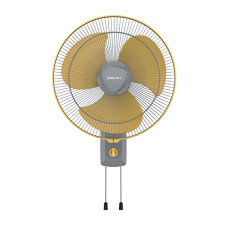 Deals and Offers on - Bajaj Rapido HS 400mm Grey & Yellow Wall Fan Deals, Discounts & Offers on - Bajaj Rapido HS 400mm Grey & Yellow Wall Fan