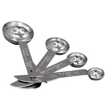 Deals and Offers on - Dynore Stainless Steel Delux- Set of 4 Measuring Spoons Deals, Discounts & Offers on - Dynore Stainless Steel Delux- Set of 4 Measuring Spoons