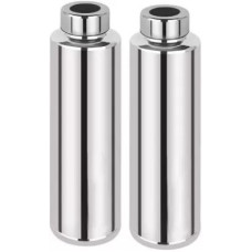 Deals and Offers on - HAPPY CART SATINLESS STEEL BOTTLE SET OF 2 1000 ml Bottle(Pack of 2, Silver, Steel) Deals, Discounts & Offers on - HAPPY CART SATINLESS STEEL BOTTLE SET OF 2 1000 ml Bottle(Pack of 2, Silver, Steel)