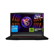 Deals, Discounts & Offers on Laptops - MSI Thin GF63, Intel 12th Gen. i5-12450H, 40CM FHD 144Hz Gaming Laptop (8GB/512GB NVMe SSD/Windows 11 Home/Nvidia GeForce RTX4050, 6GB GDDR6/Black/1.86Kg), 12VE-080IN